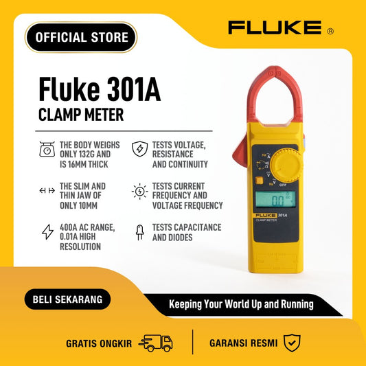 FLUKE 301a 400 A AC - Digital Clamp Meter