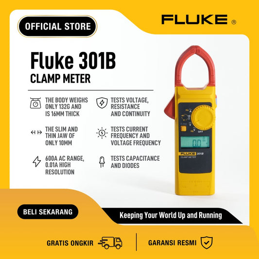 FLUKE 301b 600 A AC - Digital Clamp Meter