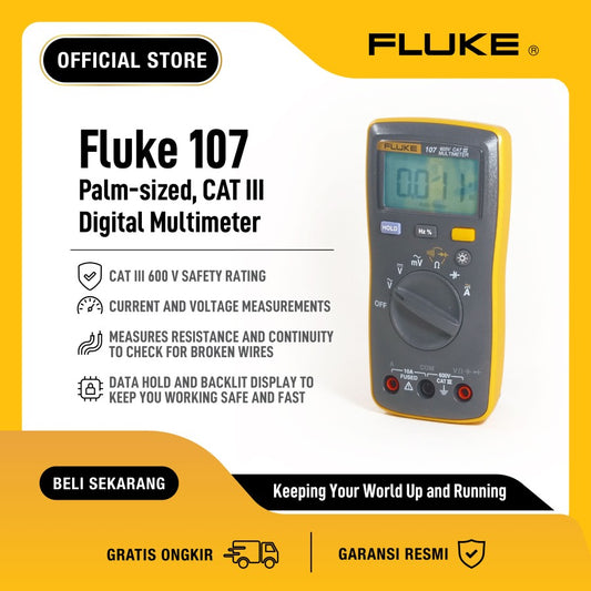 FLUKE 107 Palm Sized Digital Multimeter