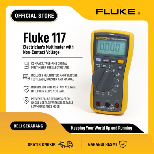 FLUKE 117 Electrician's Multimeter with Non-Contact Voltage