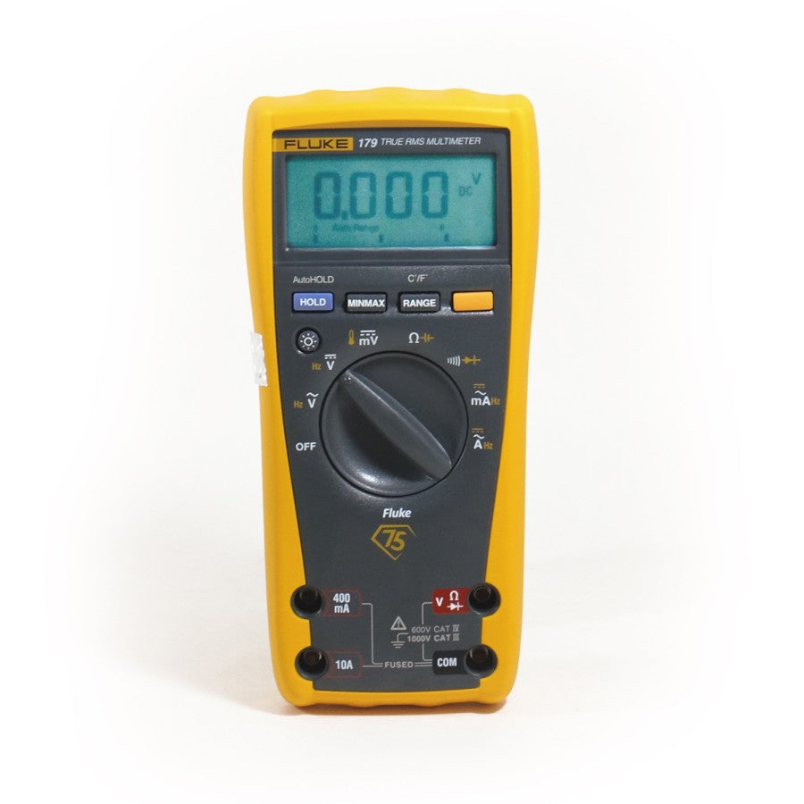 FLUKE 179 True-RMS Digital Multimeter with Backlight & Temperature