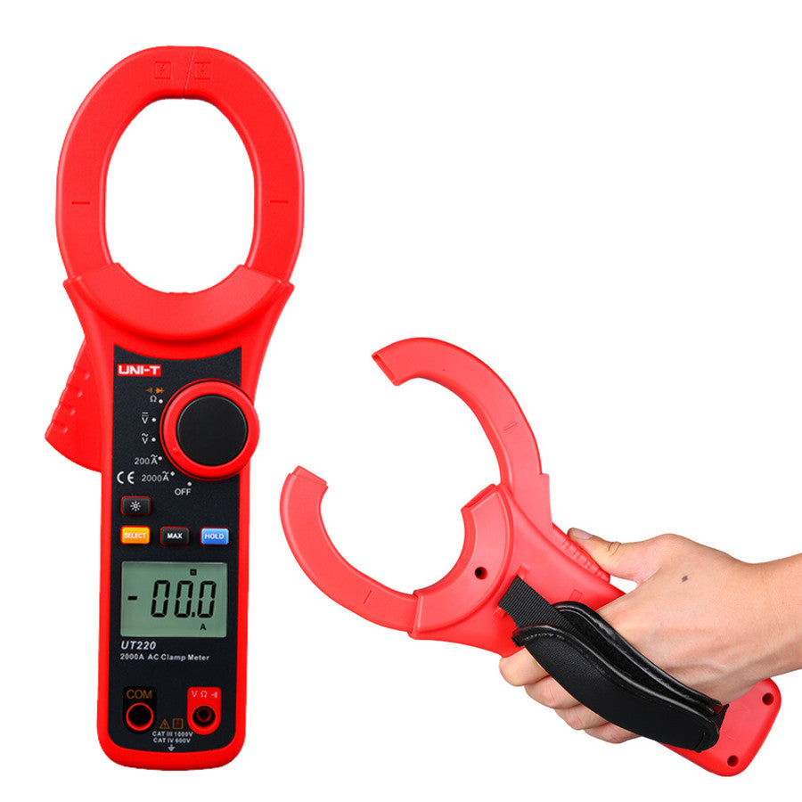 UNI-T UT220 Digital Clamp Meter 2000A Auto Range 63mm - Digital Clamp Meter UT220