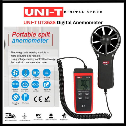 UNI-T UT363S Digital Anemometer - UNI-T UT363S